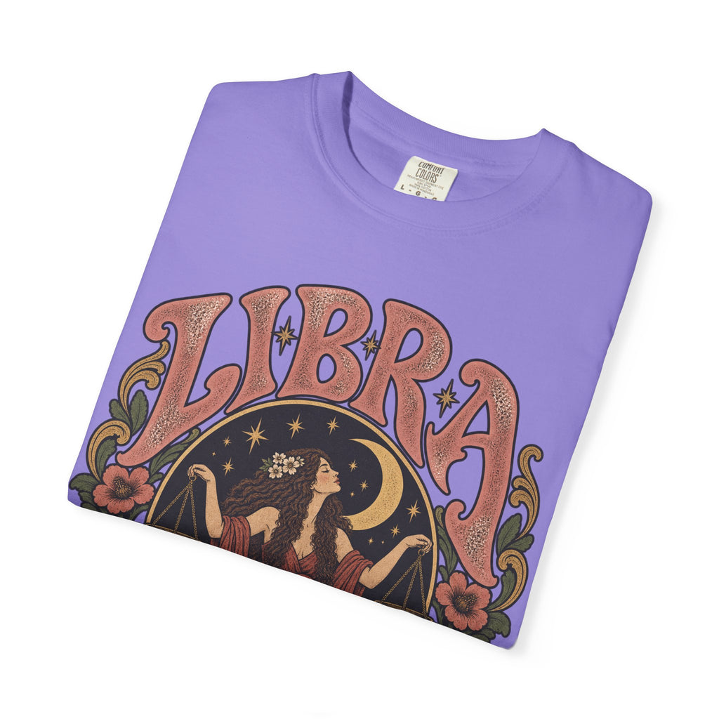 T-Shirt — Libra Vintage Zodiac Graphic Tee