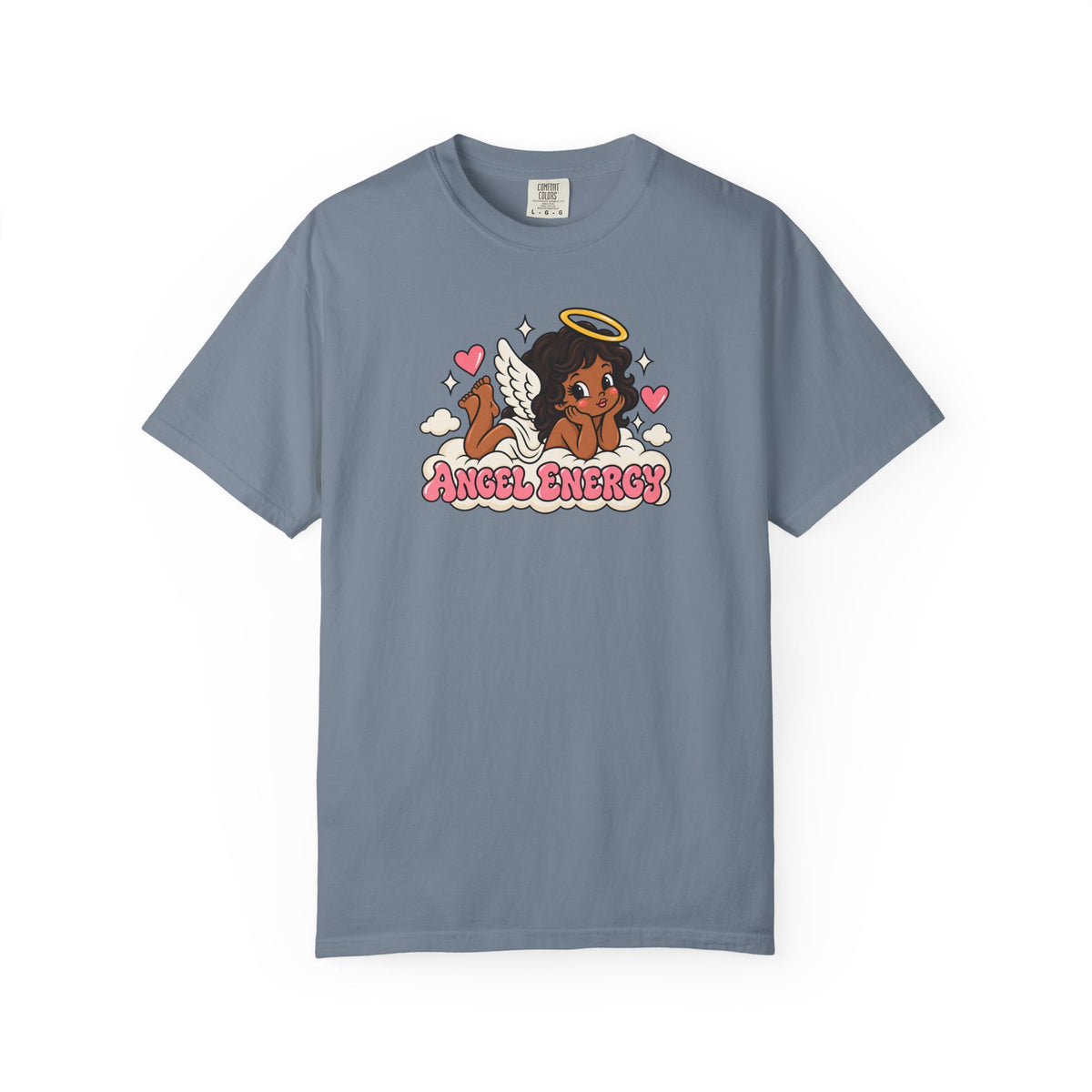 Angel Energy T-Shirt — Cute Retro Angel Graphic Tee