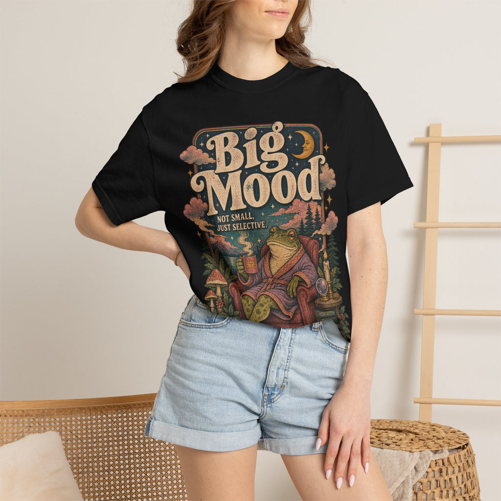 Big Mood Graphic T-Shirt — Cozy Retro Camping Vibe