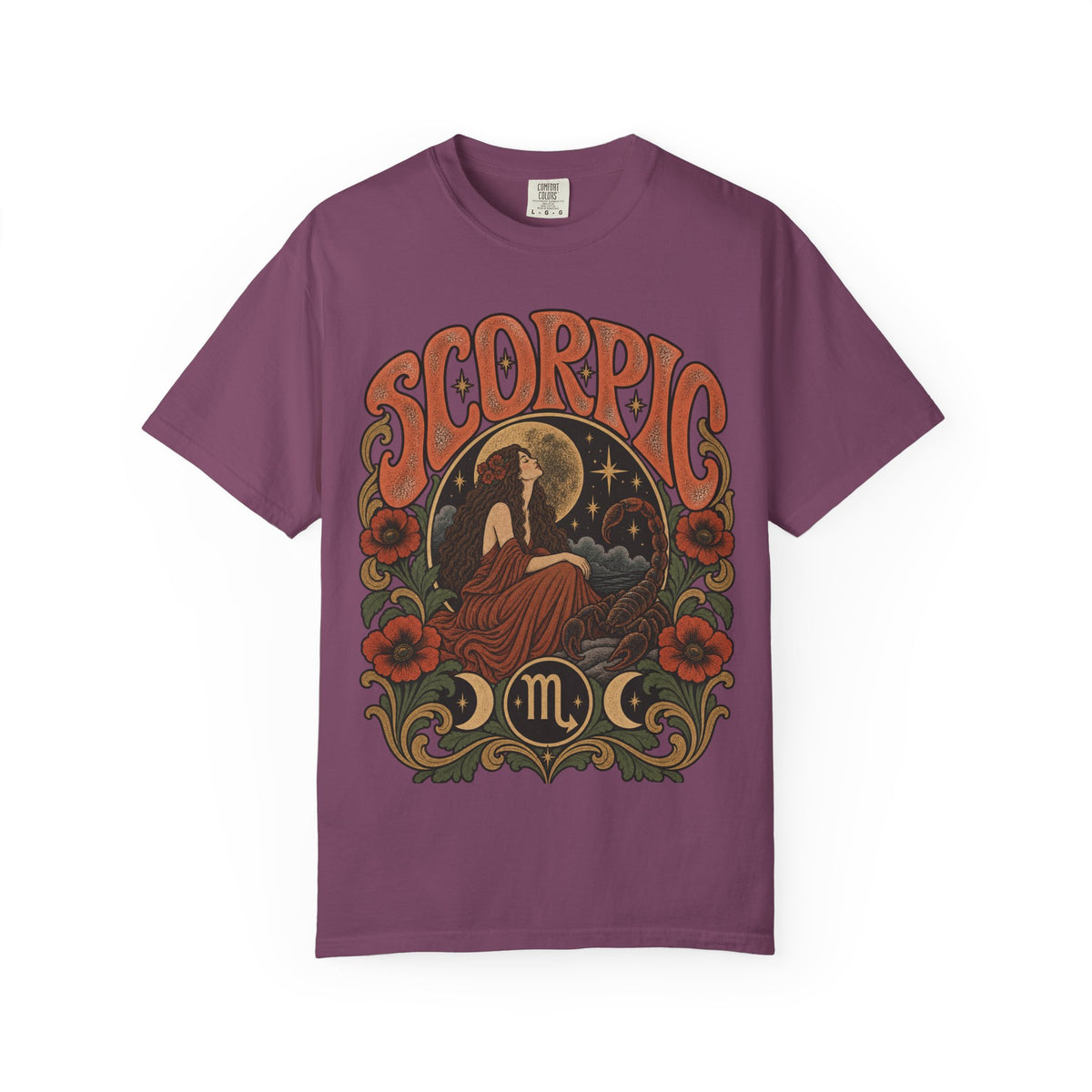 Vintage Scorpio Zodiac Tee — Retro Celestial Astrology T-Shirt