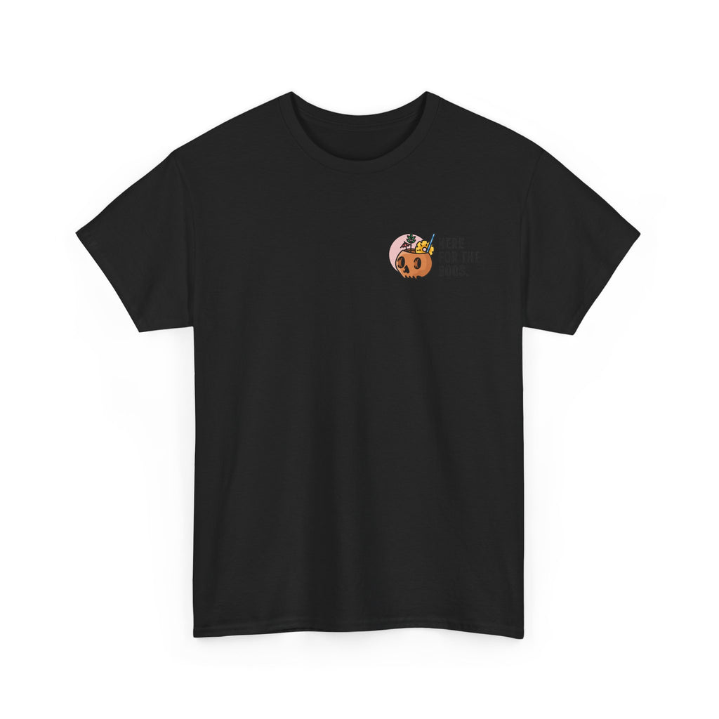 Here for the Boos Halloween T‑Shirt — Cute Boo Crew Graphic Tee