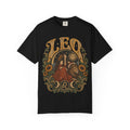 Leo Zodiac T-Shirt — Vintage Astrology Lion Graphic