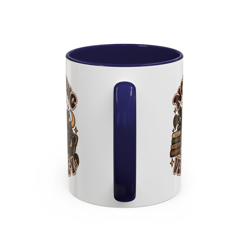 Not Feeling Very Peopley Mug — Cozy Frog Introvert Ceramic Coffee Mug