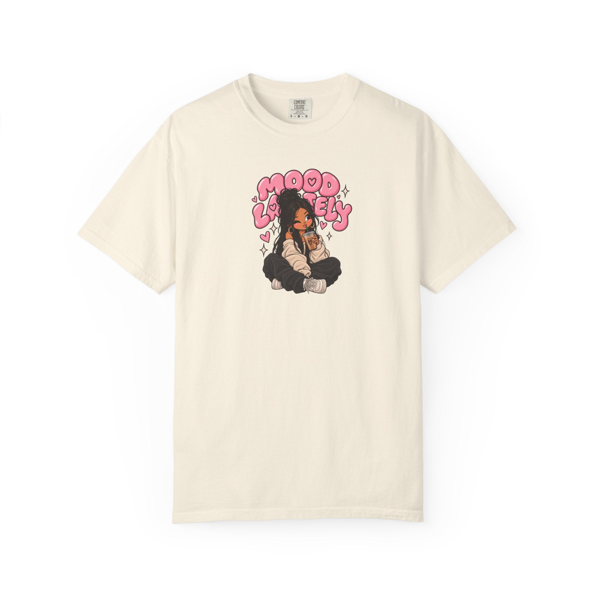 Mood Lovely T-Shirt — Cute Cartoon Girl Graphic Tee