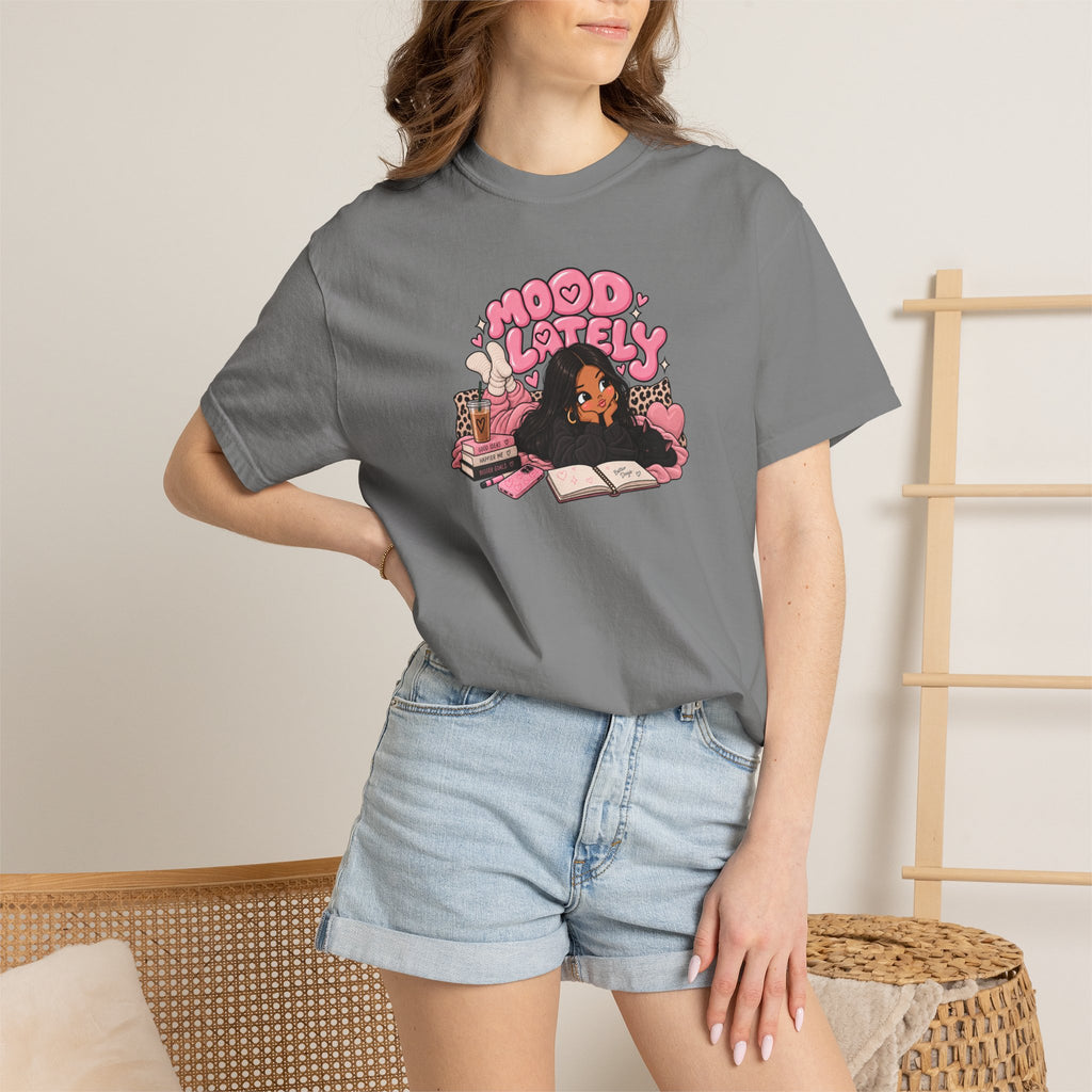 Mood Lately Graphic T-Shirt — Cozy Study Vibes