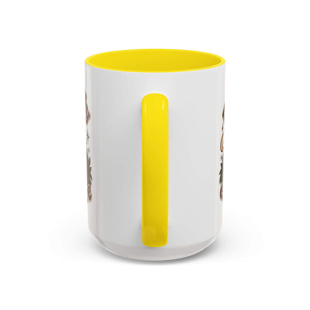 Mentally Elsewhere Mug — Black Cat Celestial Ceramic Coffee Mug