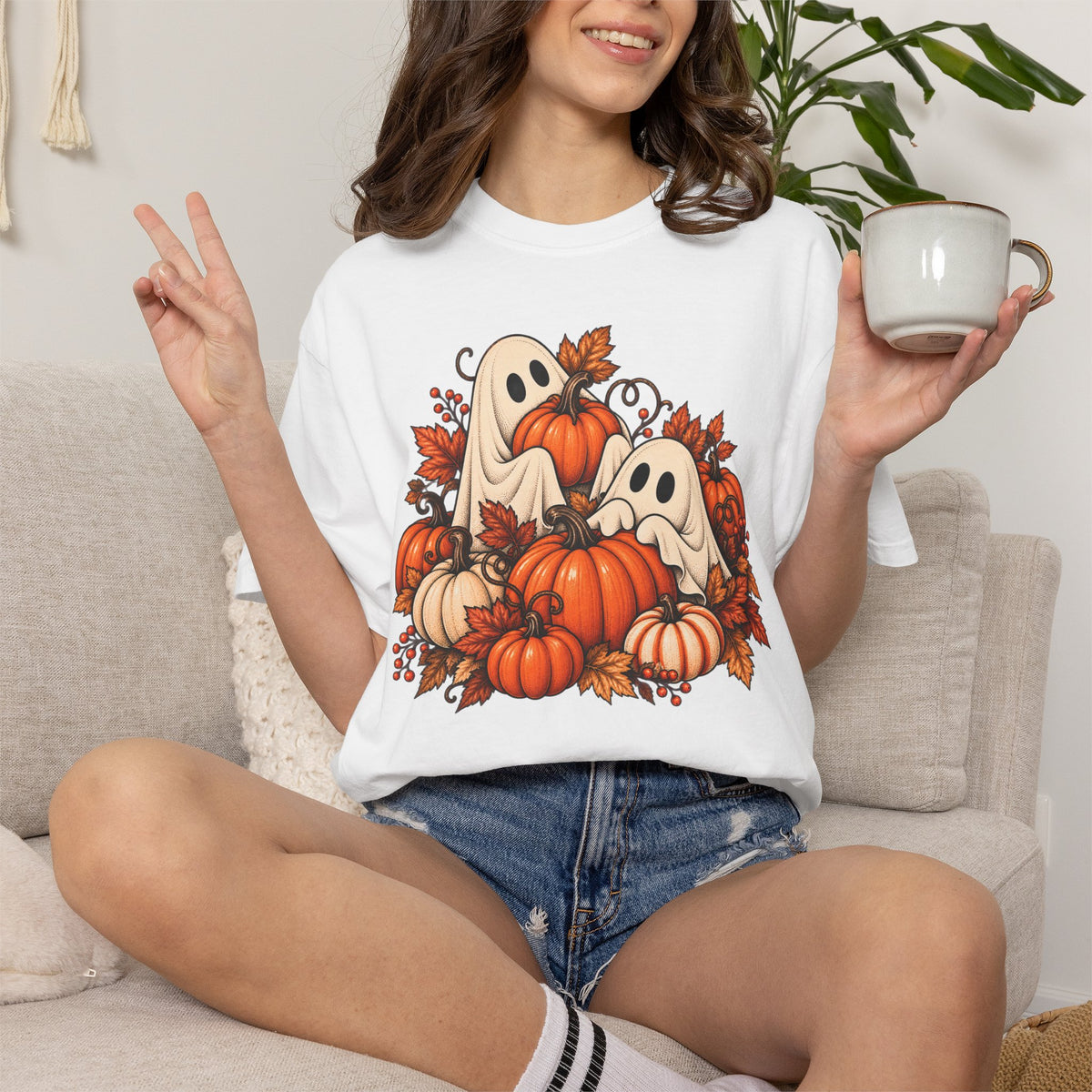 Ghost in the Pumpkin Patch T-Shirt