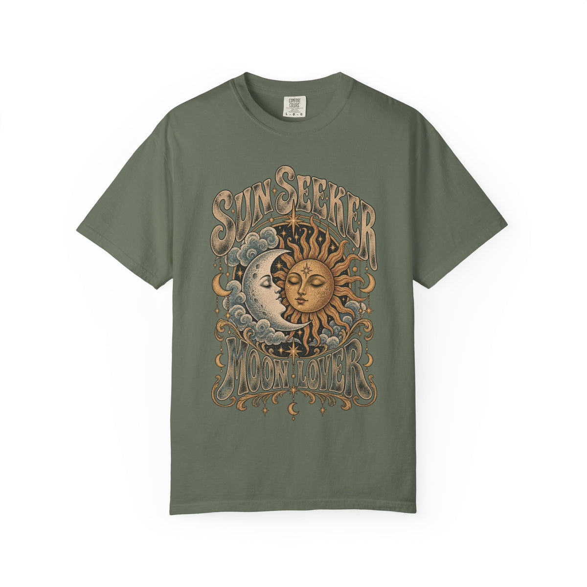 Sunseeker Moonlover Tee — Vintage Sun & Moon Graphic T-Shirt