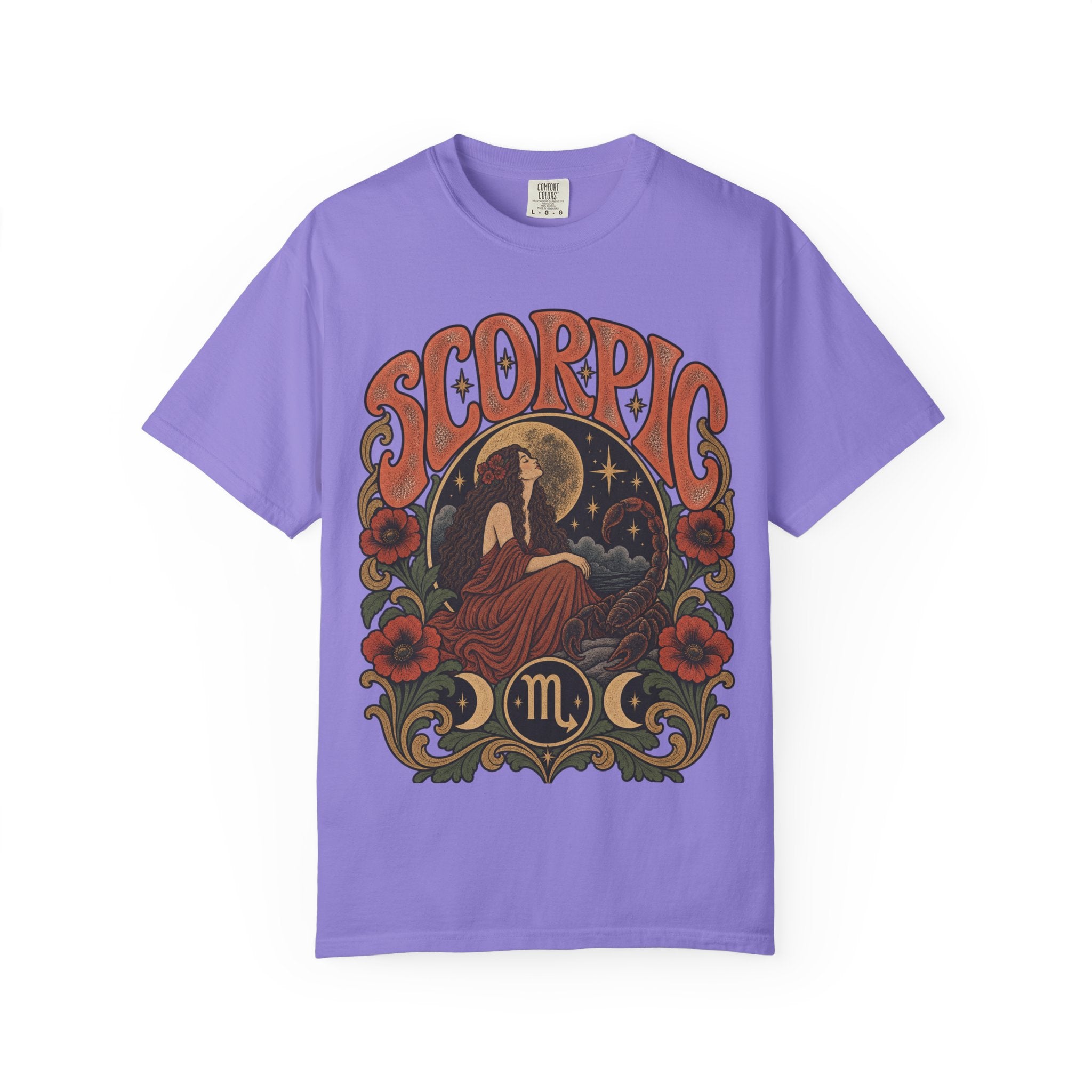 Scorpio Zodiac Tee — Vintage Astrology Graphic T-Shirt