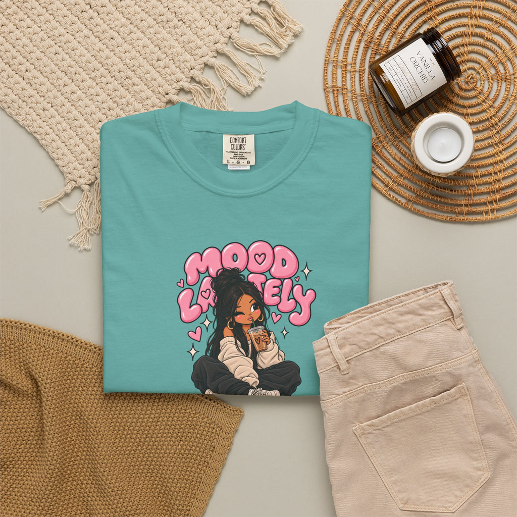 Mood Lovely T-Shirt — Cute Cartoon Girl Graphic Tee