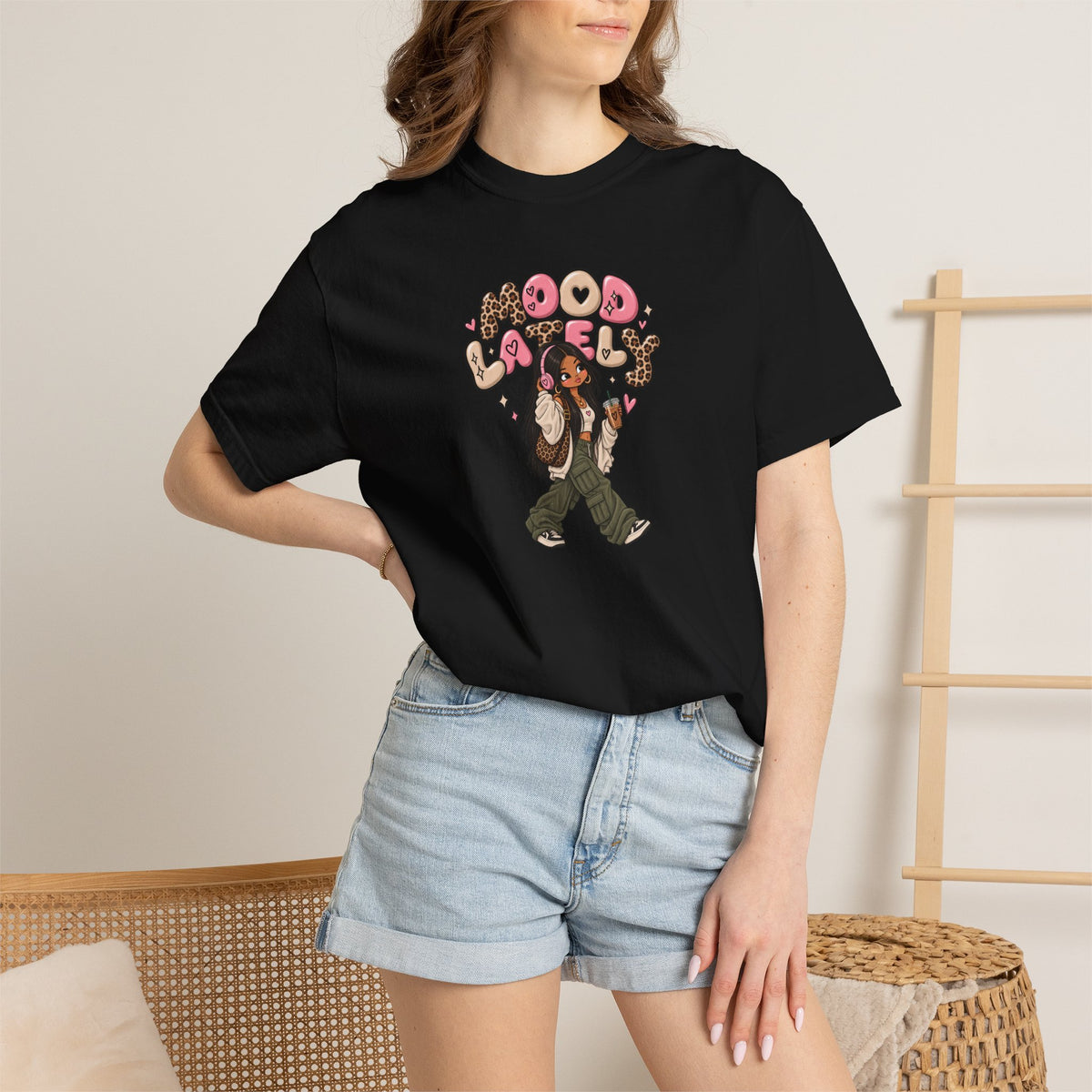 Good Vibes T-Shirt — Retro Floral 'Good Vibes' Graphic Tee