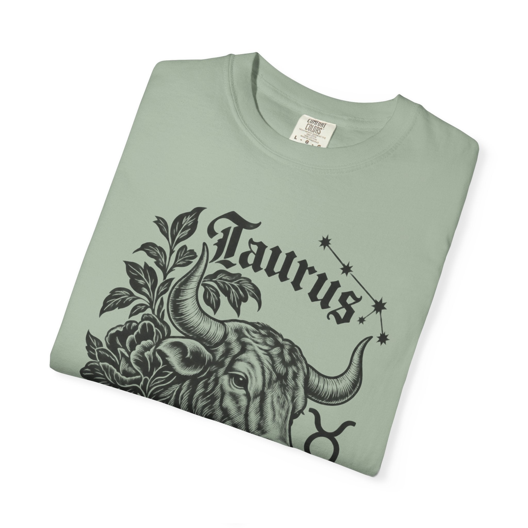 Taurus Zodiac T-Shirt — Floral Bull Astrology Tee
