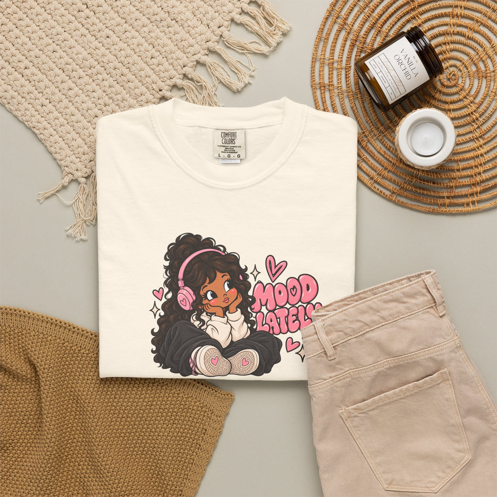 Mood T-Shirt — Cute Girl Graphic Tee