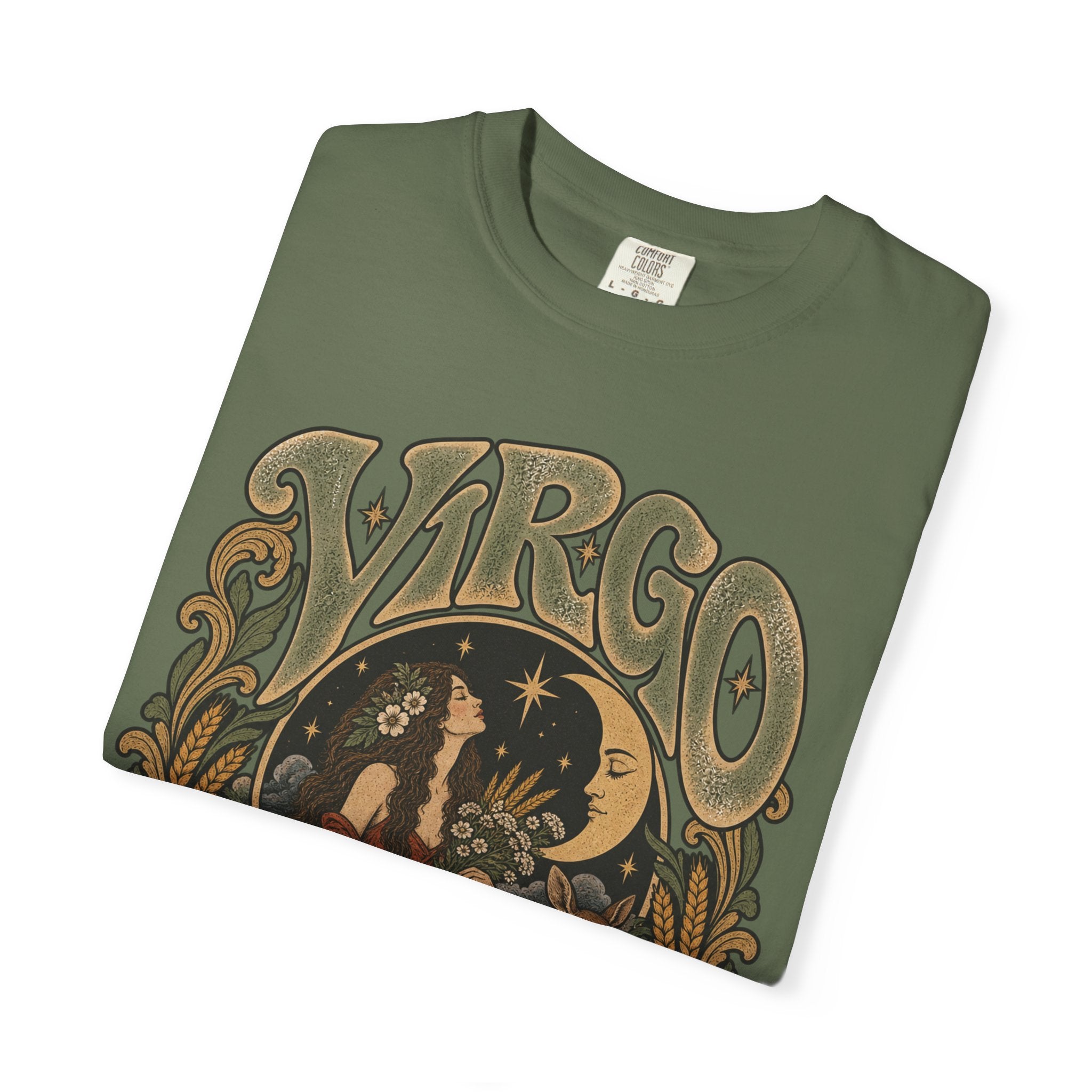 Virgo Zodiac T-Shirt — Vintage Astrology Graphic Tee