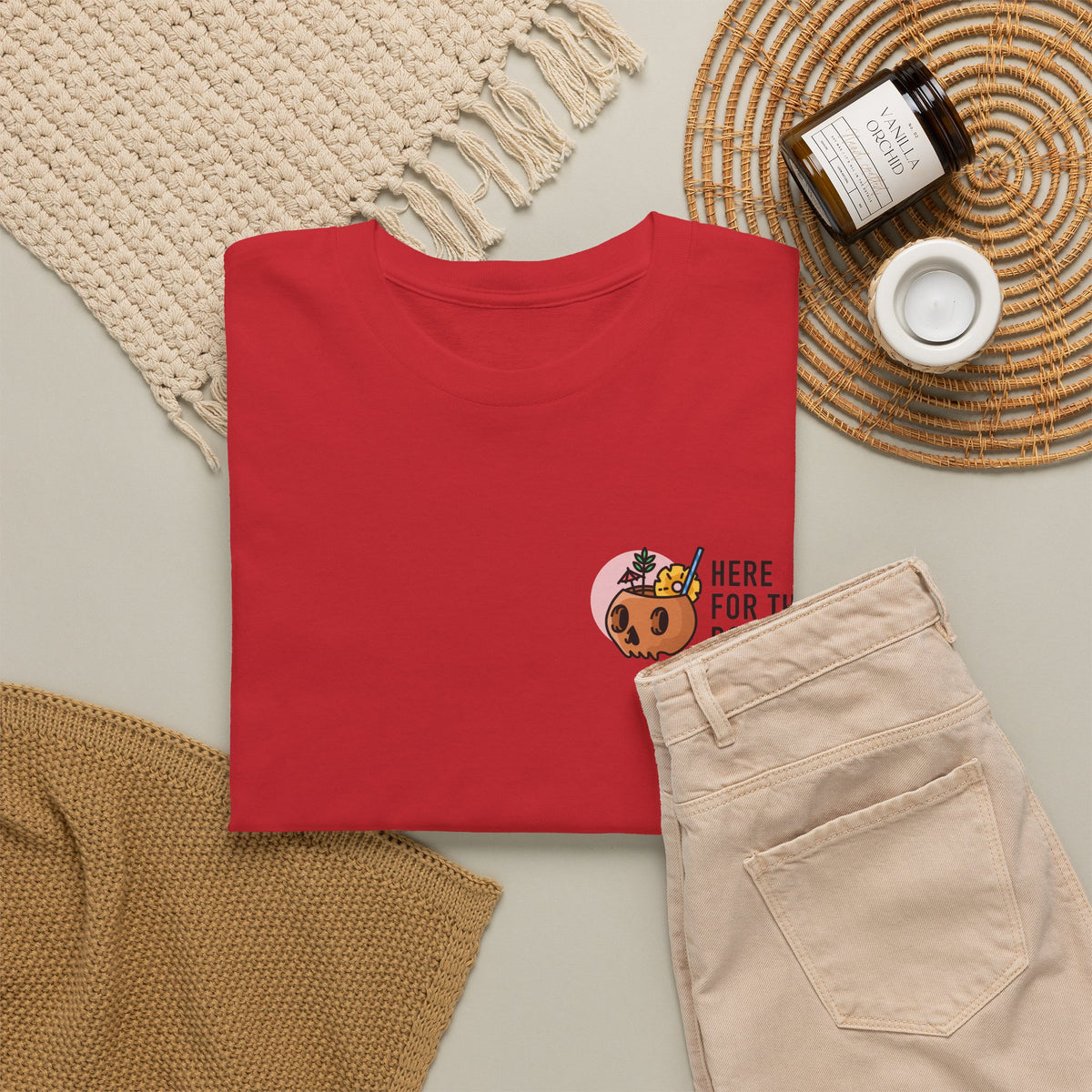 Here for the Boos Halloween T‑Shirt — Cute Boo Crew Graphic Tee