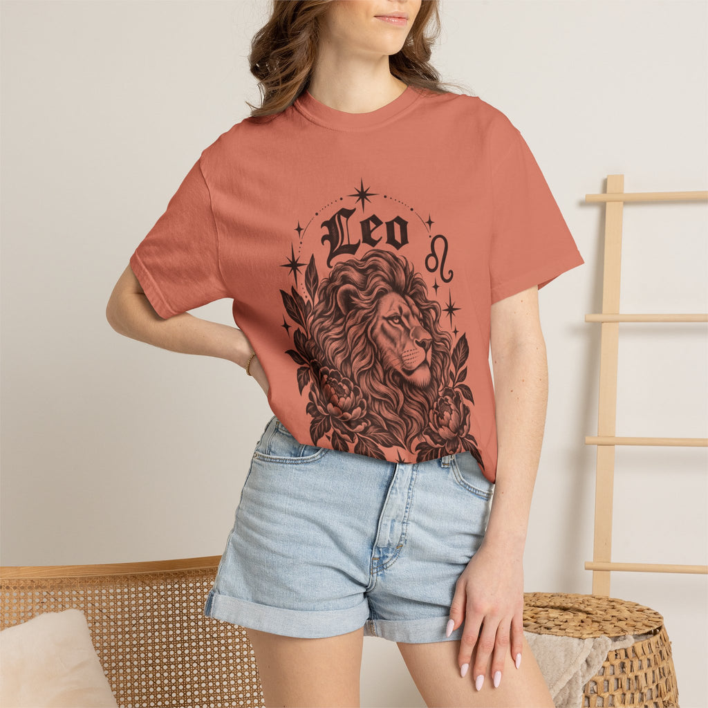 Leo Zodiac Lion T-Shirt — Astrology Horoscope Tee