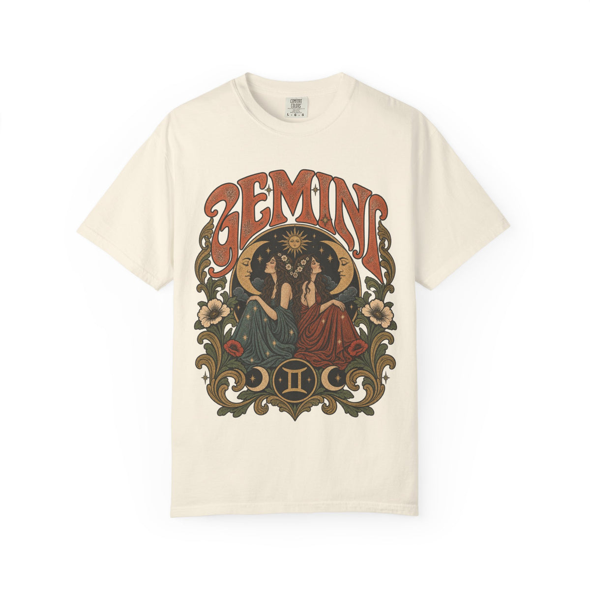 Gemini Zodiac T-Shirt — Vintage Astrological Graphic Tee