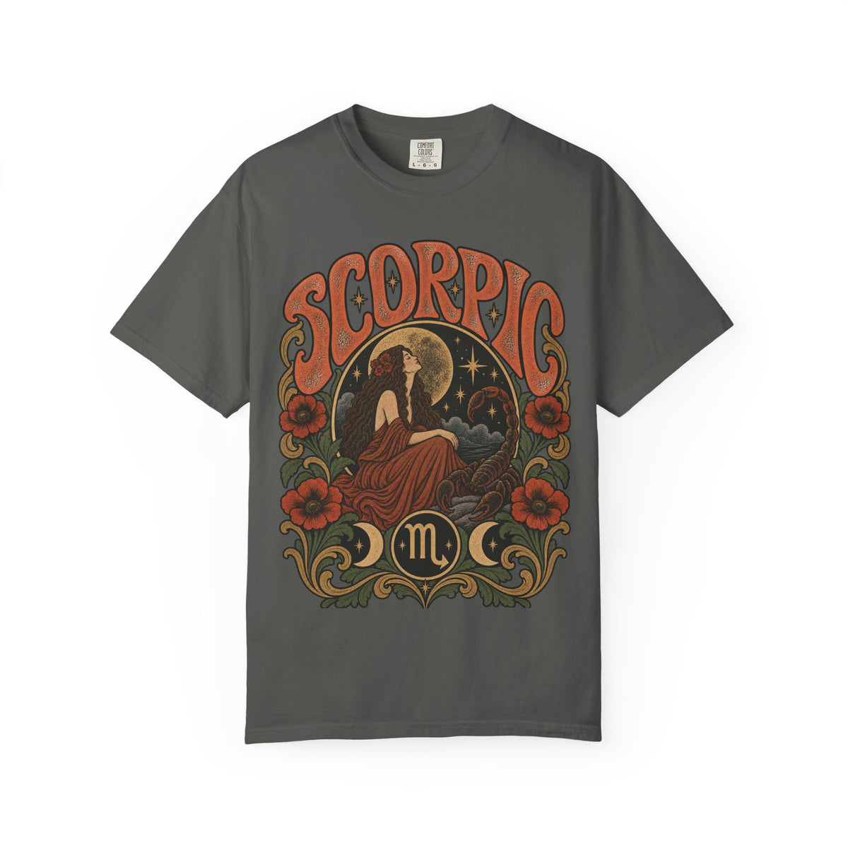 Scorpio Zodiac Tee — Vintage Astrology Graphic T-Shirt