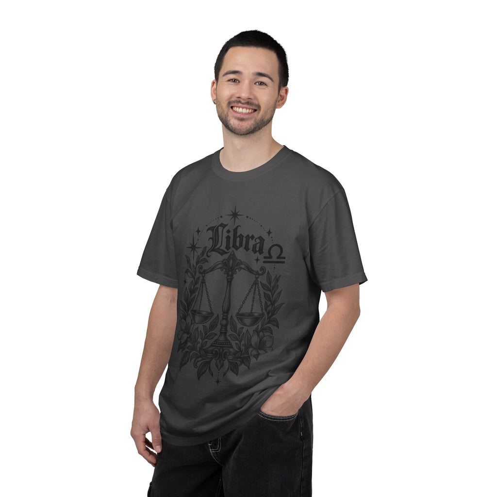 Libra Zodiac Scales T-Shirt — Astrological Sign Graphic Tee