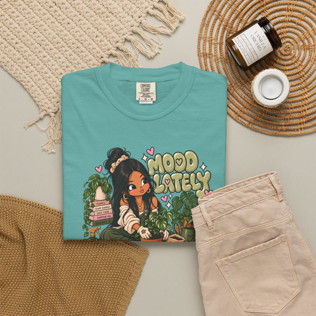 Plant Lady T-Shirt — 'Plant Baby' Cute Girl with Houseplants Graphic Tee