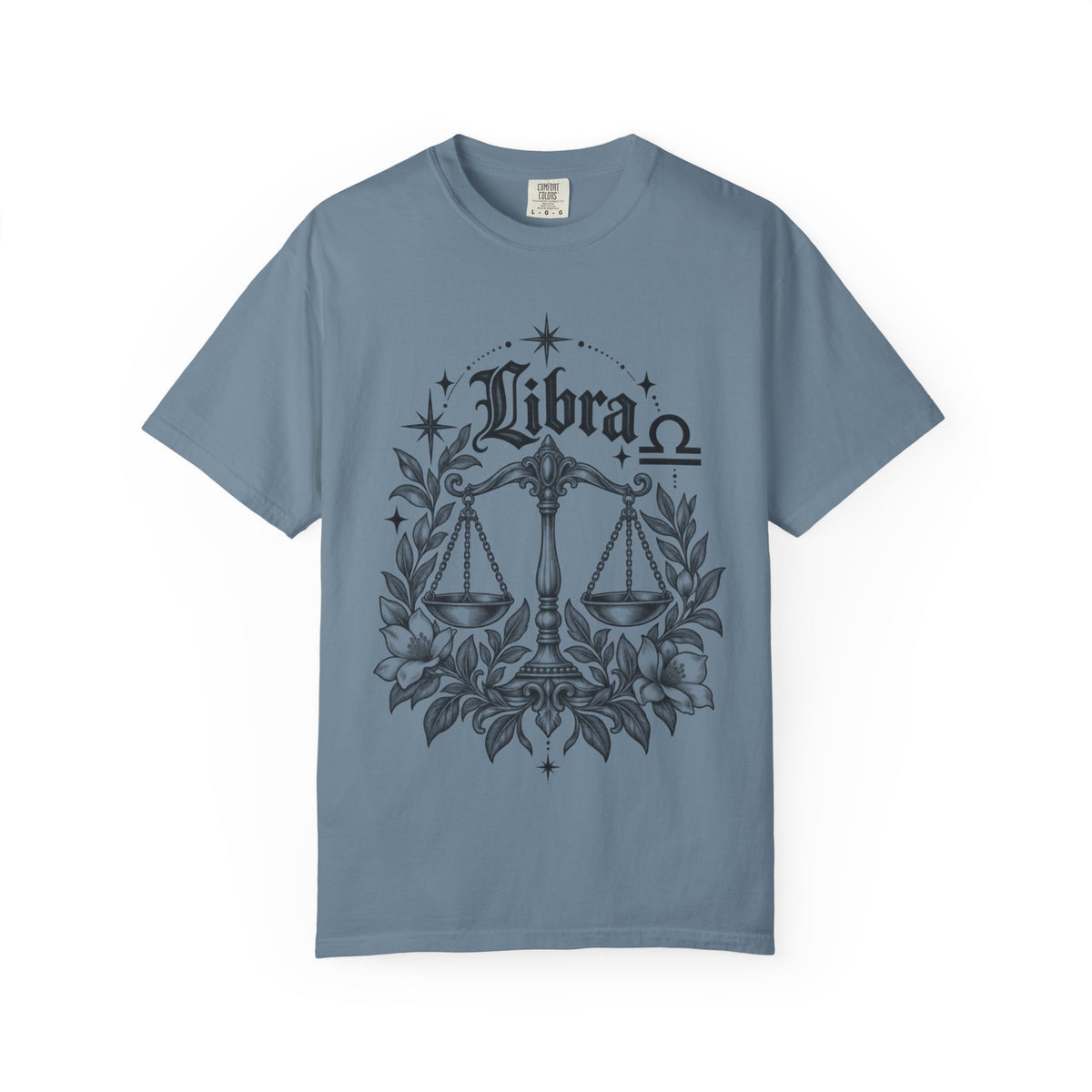Libra Scales Zodiac Tee — Astrology Graphic T-Shirt