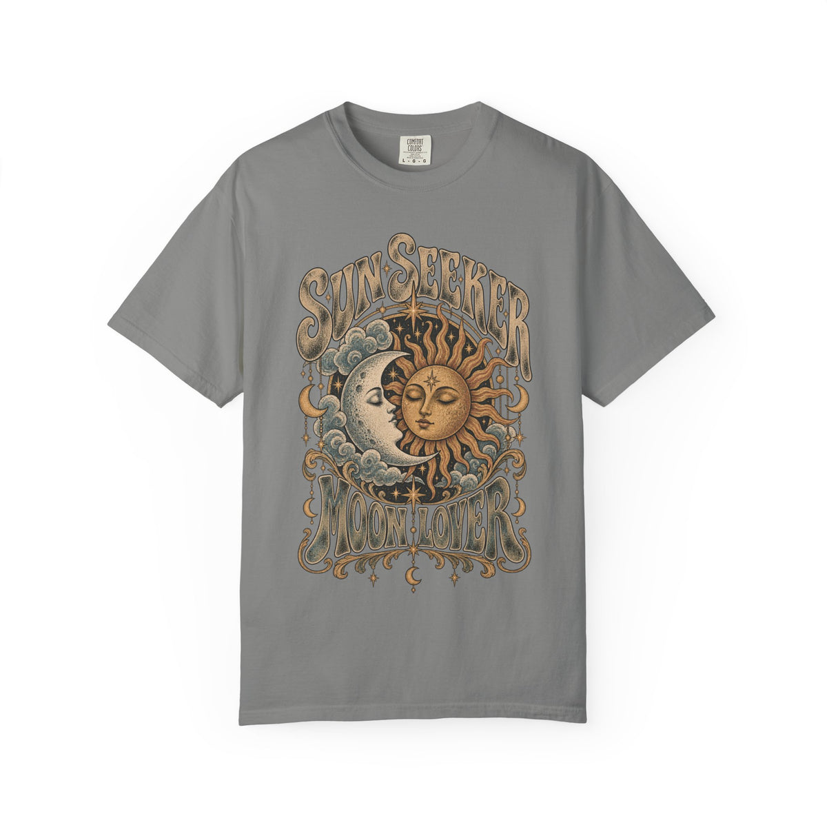 Sunseeker Moonlover Tee — Vintage Sun & Moon Graphic T-Shirt