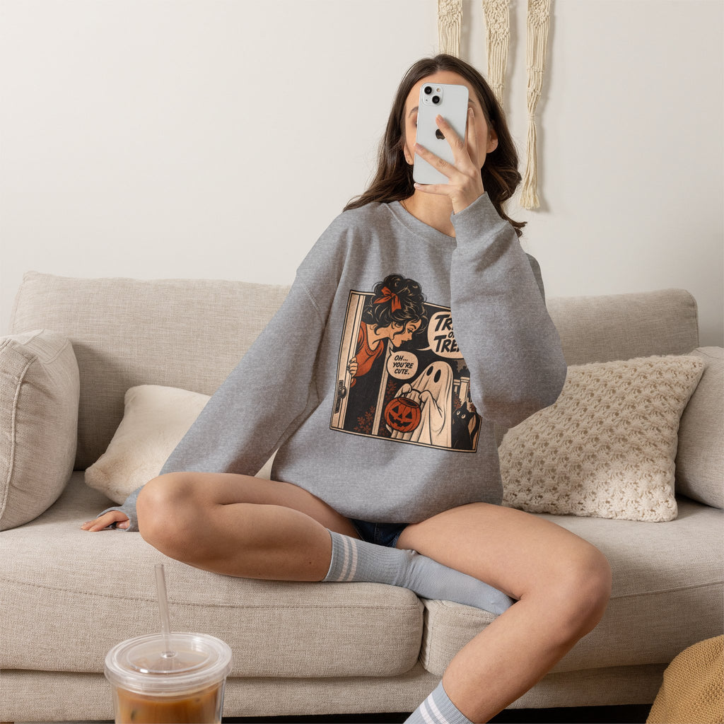 Trick or Treat Comic Sweatshirt