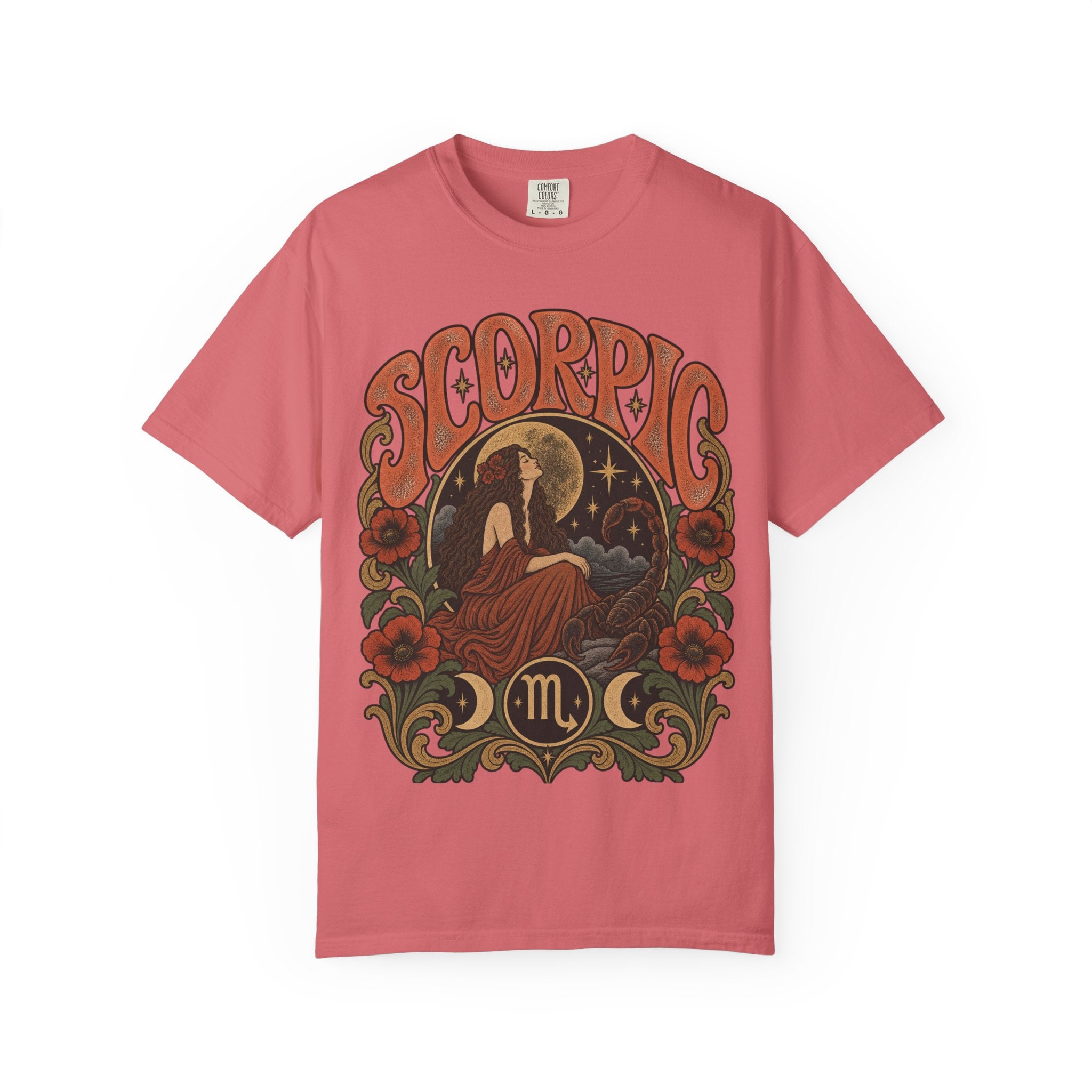 Scorpio Zodiac Tee — Vintage Astrology Graphic T-Shirt