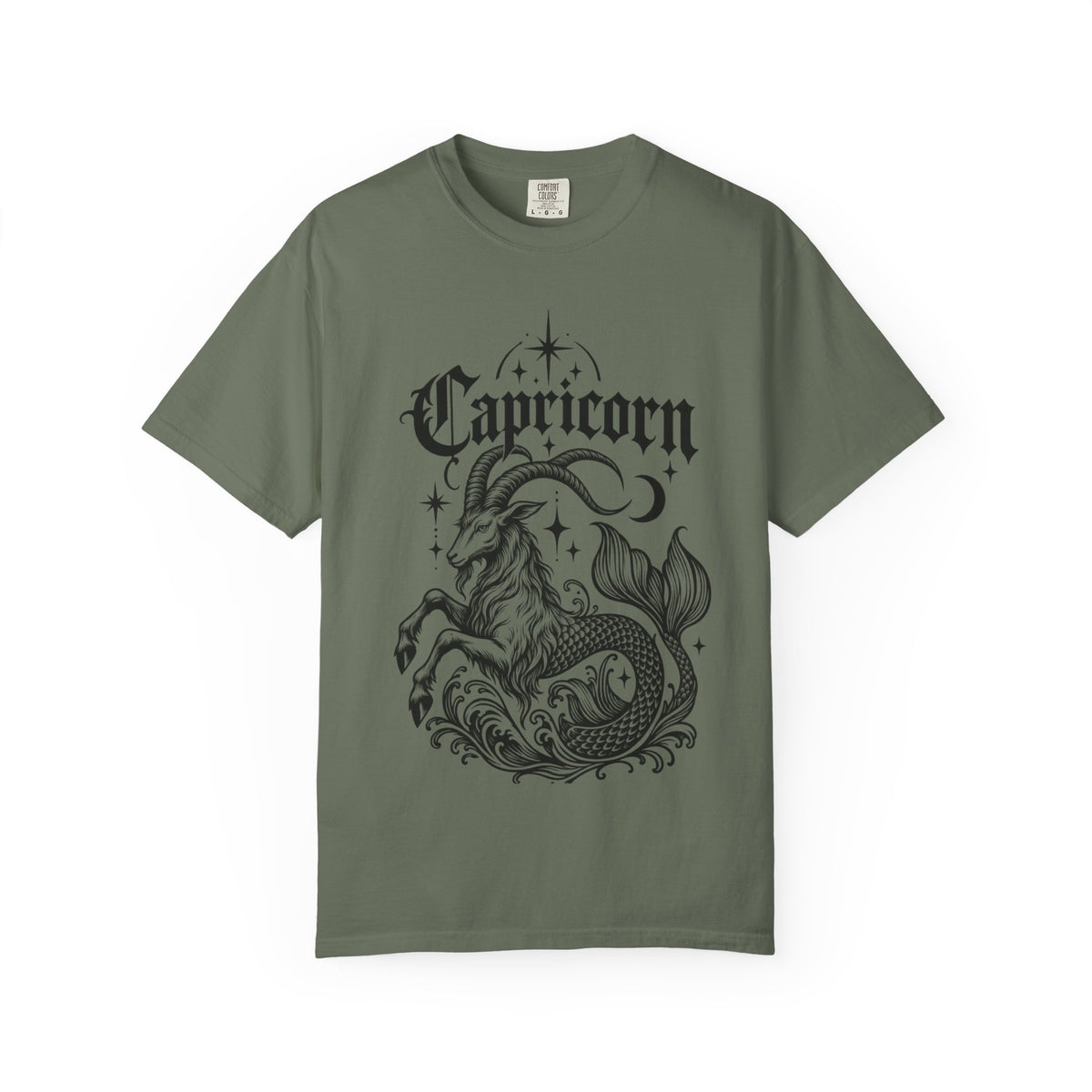 Capricorn Sea Goat Zodiac Tee — Astrology Graphic T-Shirt