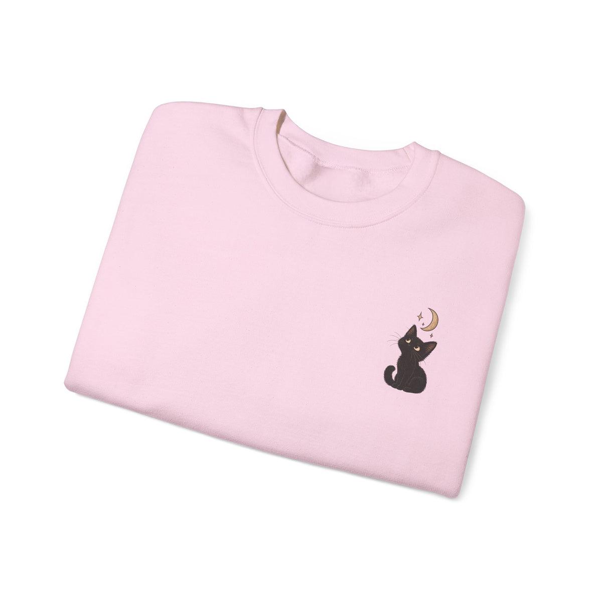 Cat Moon Gaze Sweatshirt
