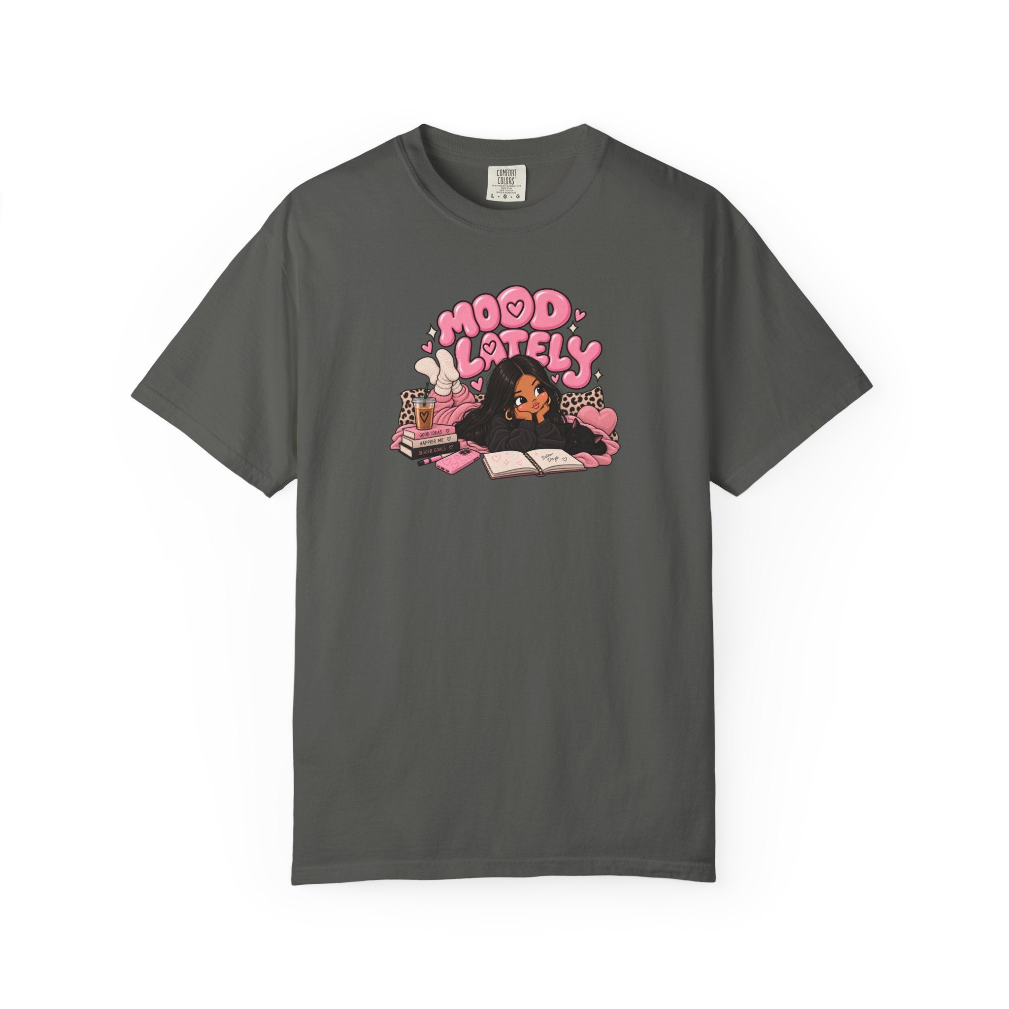 Mood Lately Graphic T-Shirt — Cozy Study Vibes