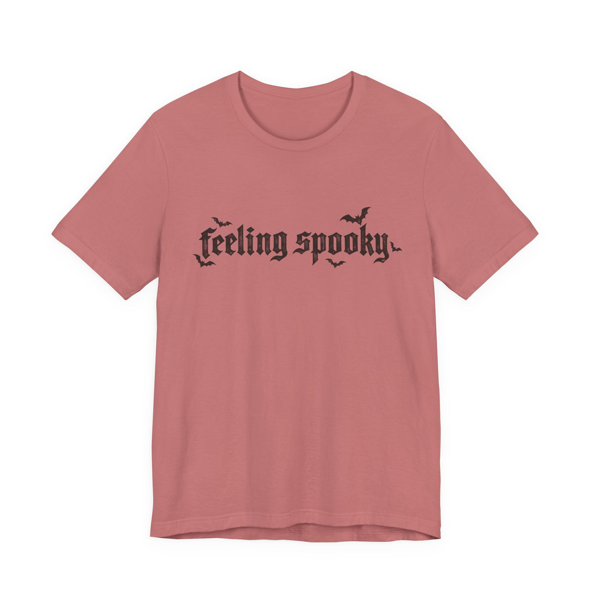 Feeling Spooky T-Shirt — Gothic Halloween Tee with Bats