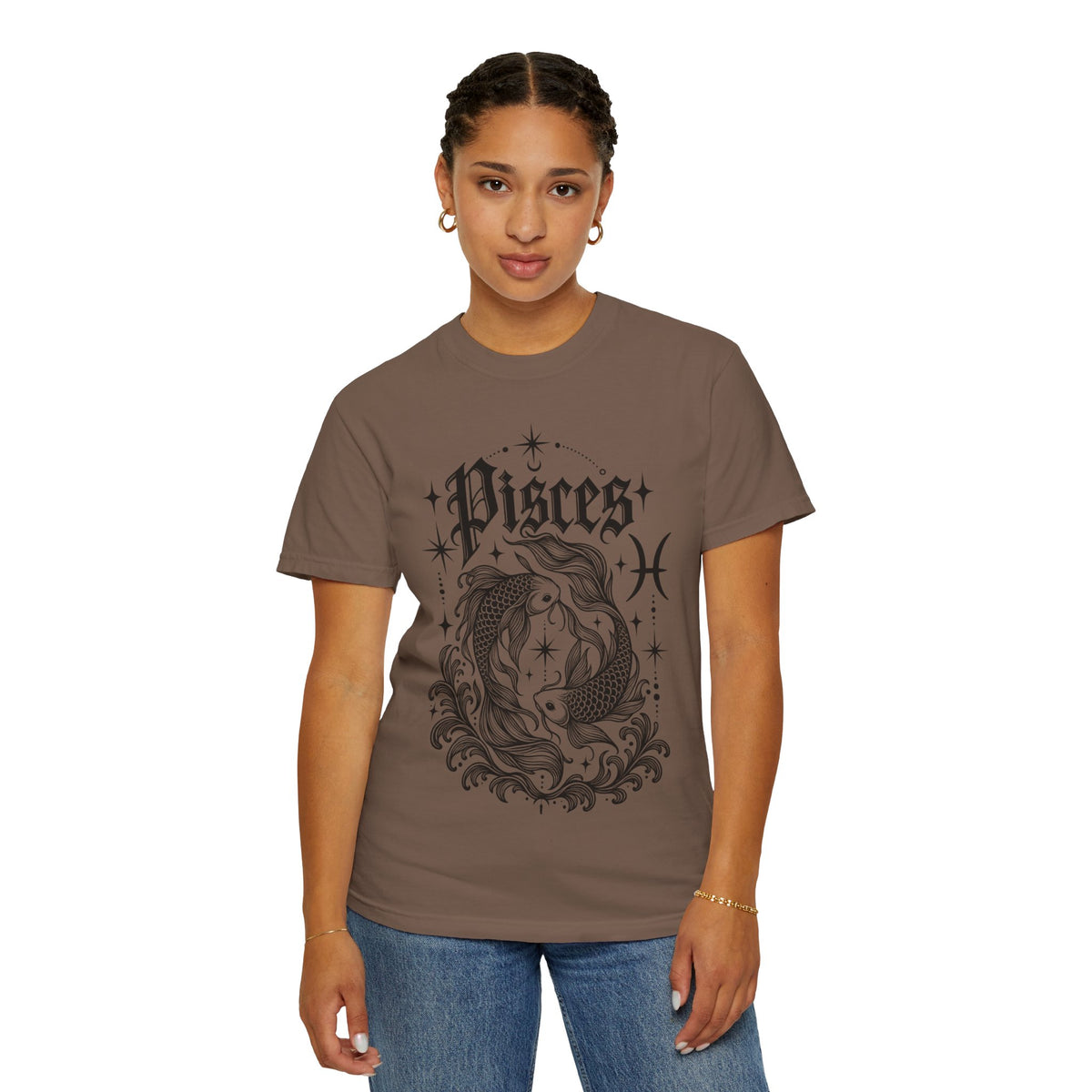 Pisces Zodiac T-Shirt — Vintage Fish Astrology Tee