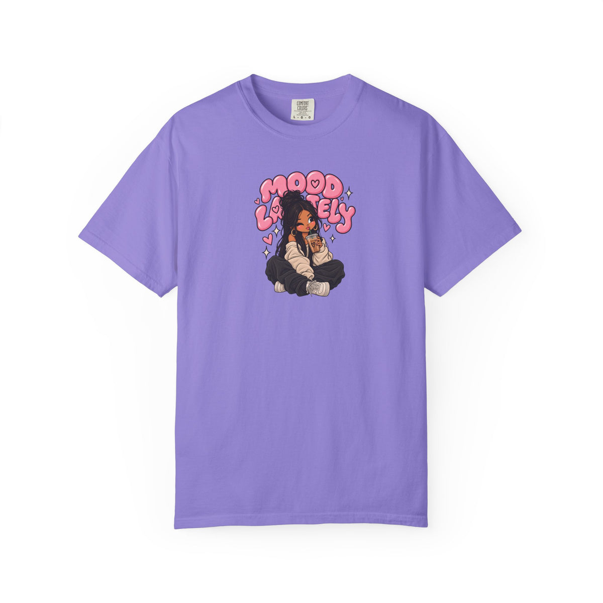 Mood Lovely T-Shirt — Cute Cartoon Girl Graphic Tee