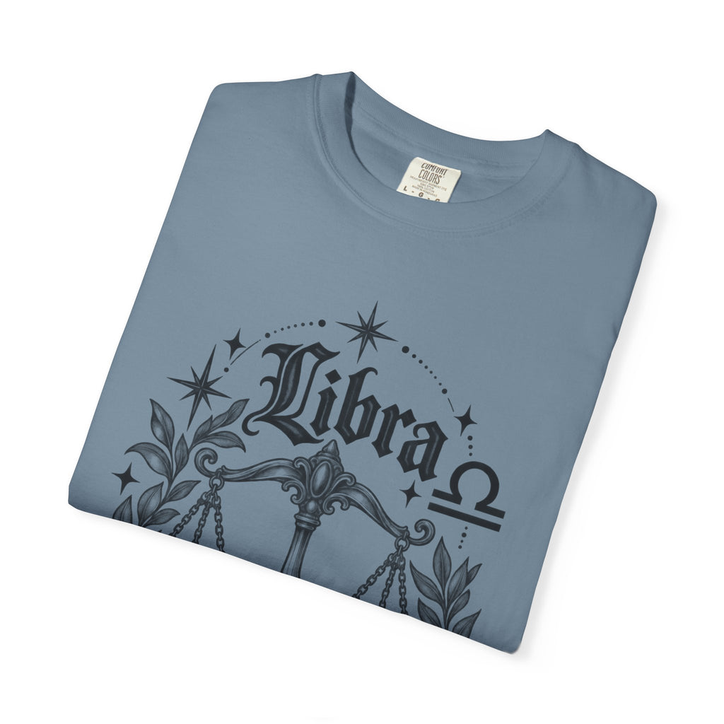 Libra Zodiac Scales T-Shirt — Astrological Sign Graphic Tee