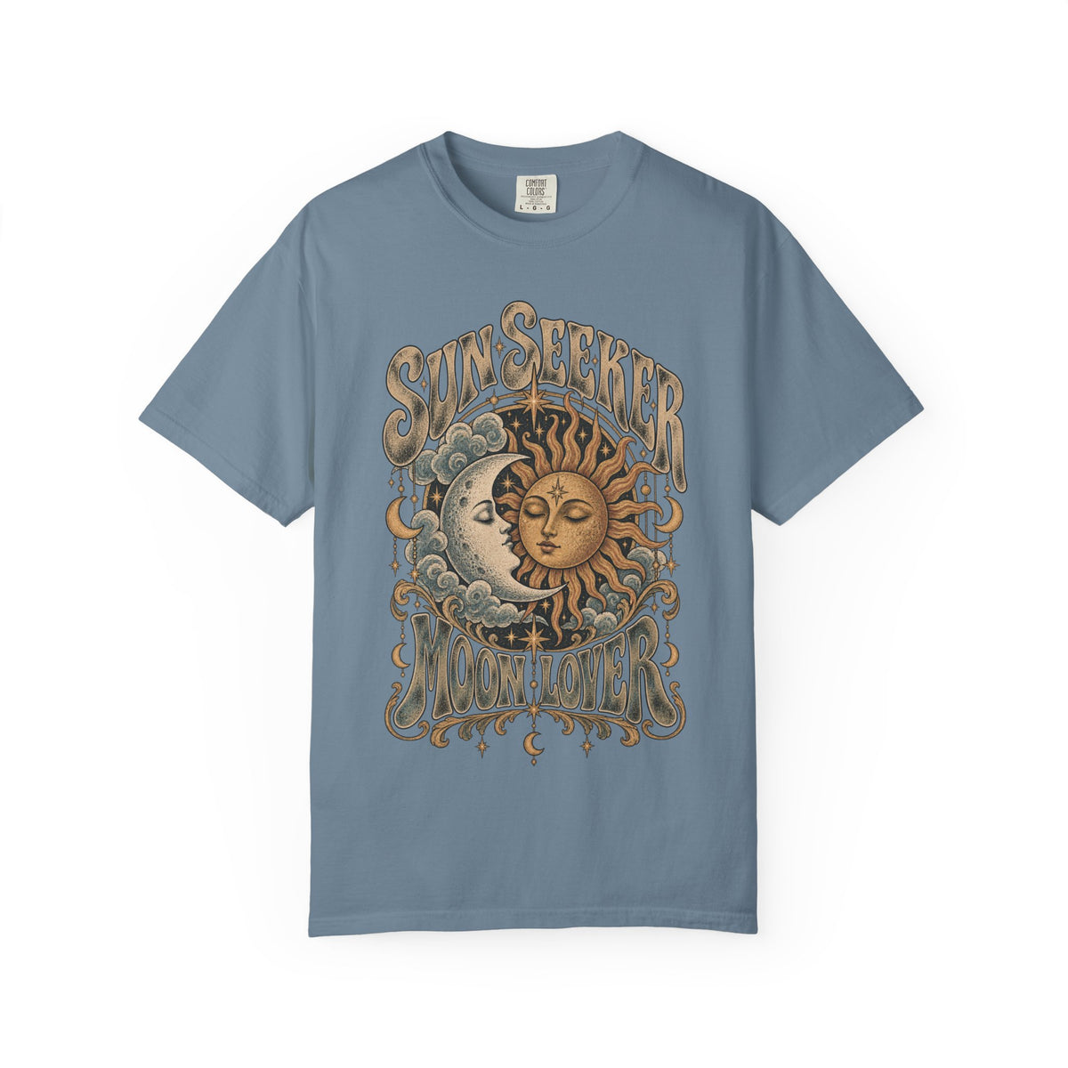 Sunseeker Moonlover Tee — Vintage Sun & Moon Graphic T-Shirt
