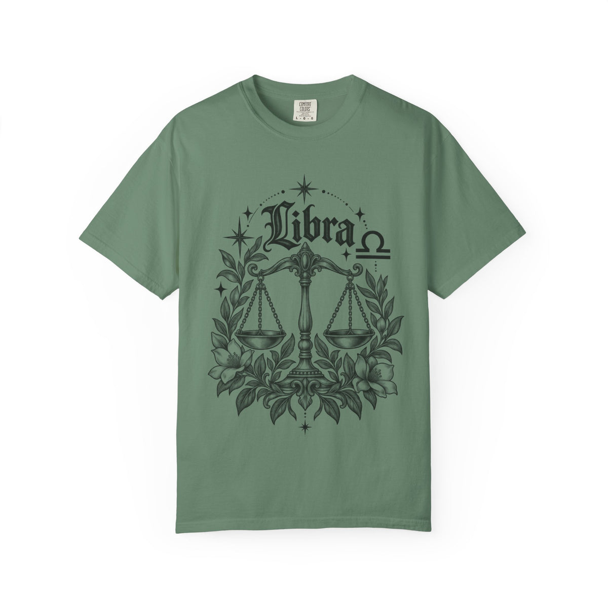 Libra Scales Zodiac Tee — Astrology Graphic T-Shirt