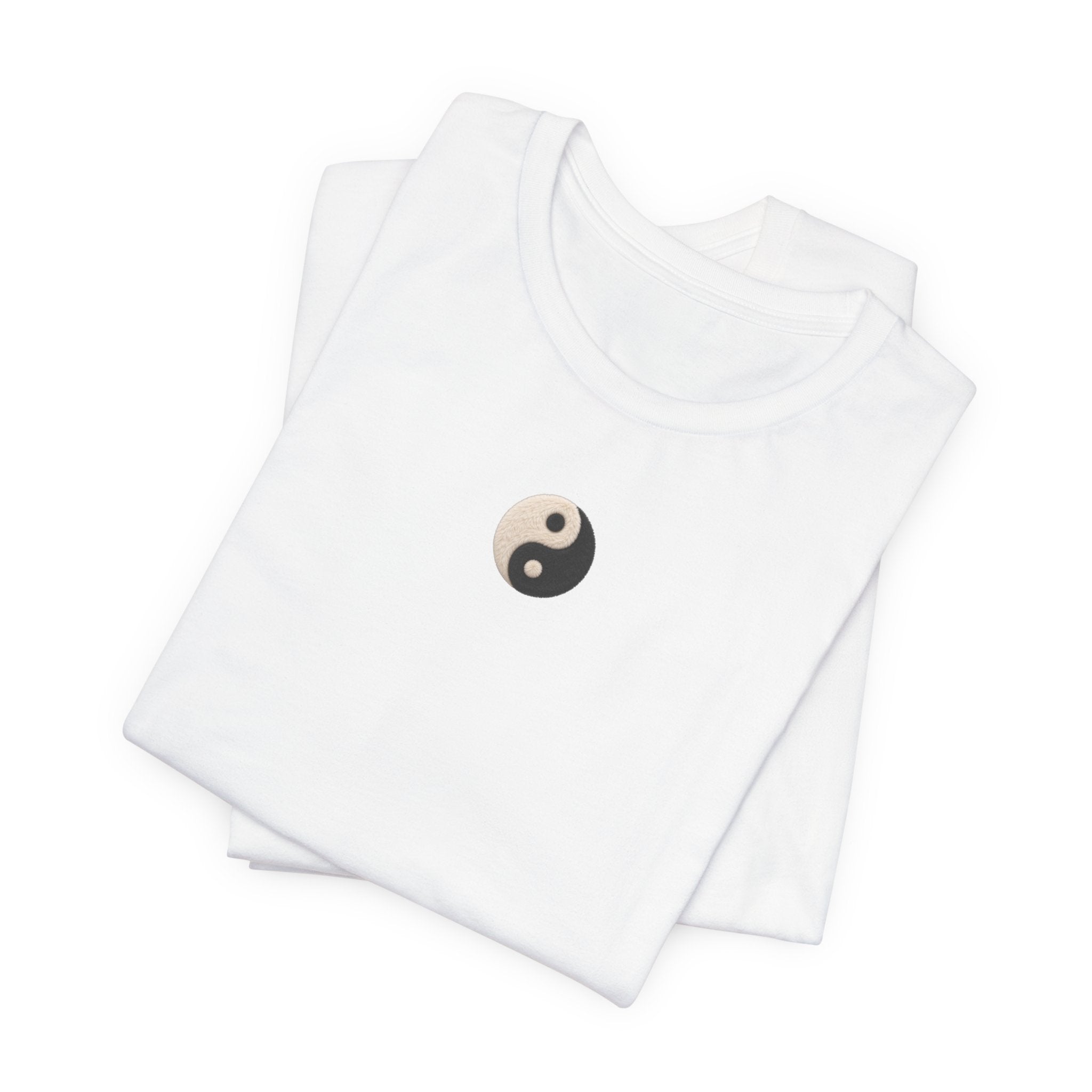 Yin Yang Minimalist Tee - Small Center Chest Yin Yang T-Shirt