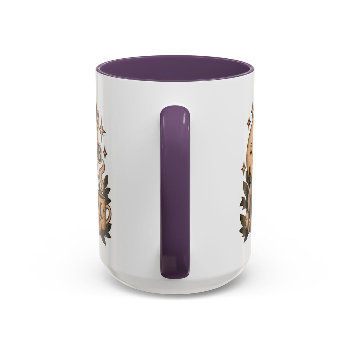Mood: Do Not Disturb Mug — Sleepy Cat & Moon Ceramic Coffee Mug
