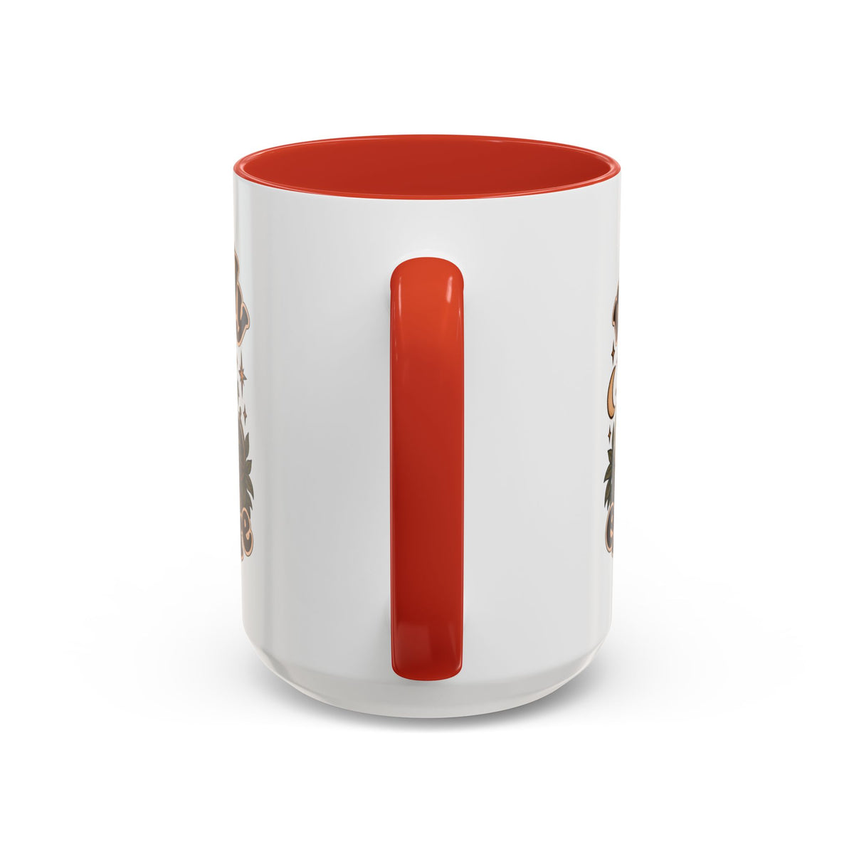 Mentally Elsewhere Mug — Black Cat Celestial Ceramic Coffee Mug