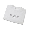 Mood Lately Social Club Crewneck — Minimal Text Sweatshirt