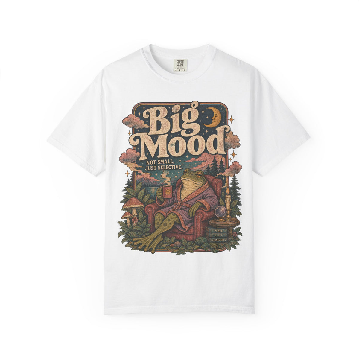 Big Mood Graphic T-Shirt — Cozy Retro Camping Vibe