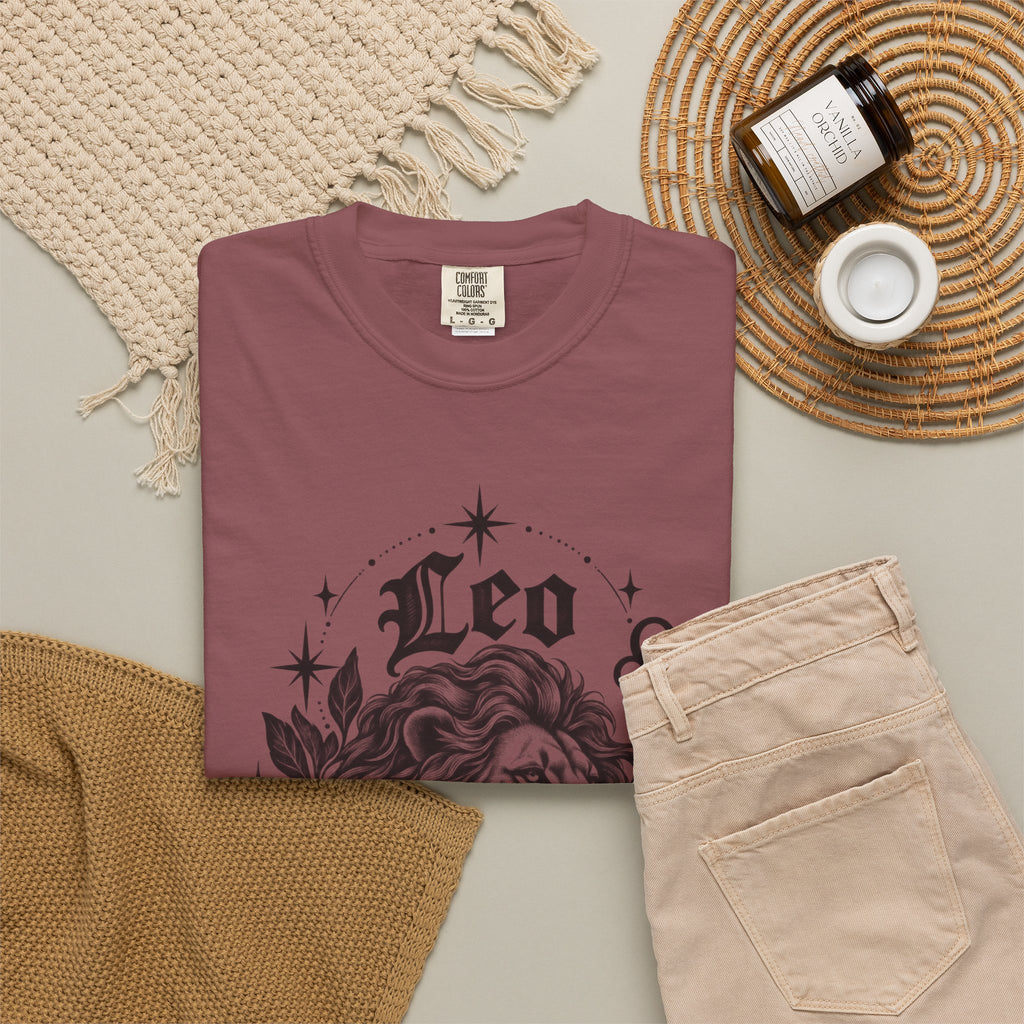 Leo Zodiac Lion T-Shirt — Astrology Horoscope Tee
