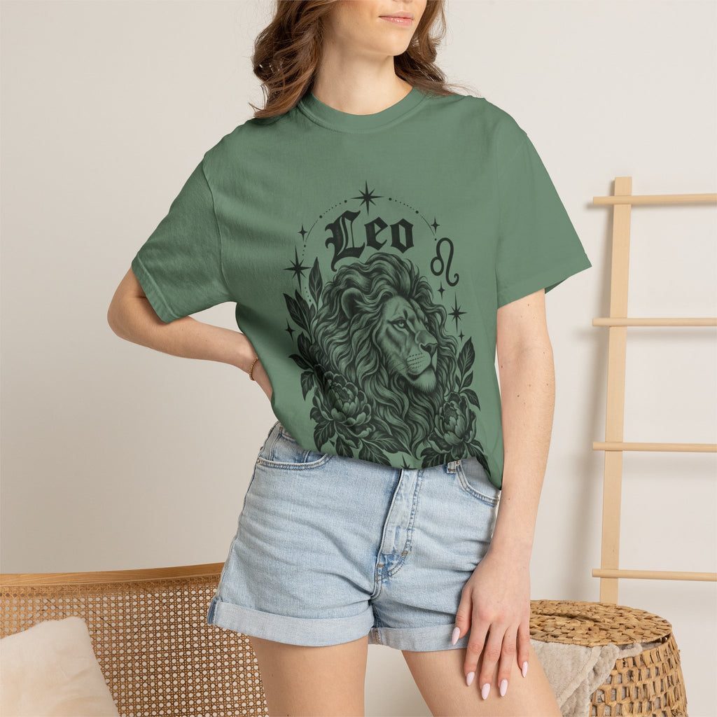 Leo Zodiac Lion T-Shirt — Astrology Horoscope Tee