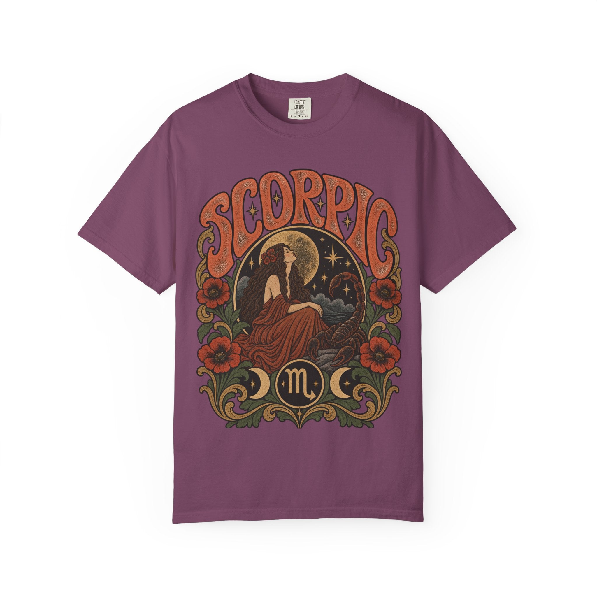 Scorpio Zodiac Tee — Vintage Astrology Graphic T-Shirt