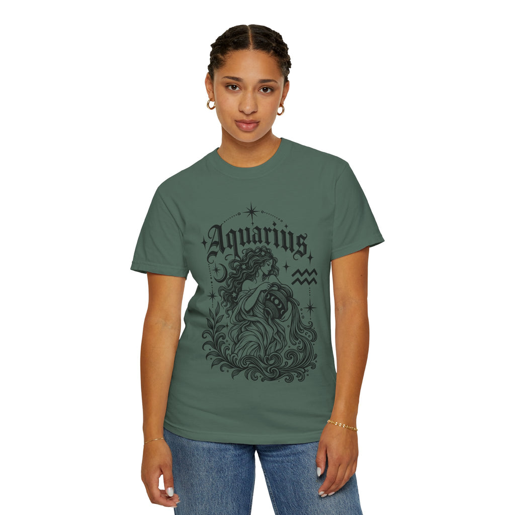Aquarius Zodiac T-Shirt — Water Bearer Astrology Tee