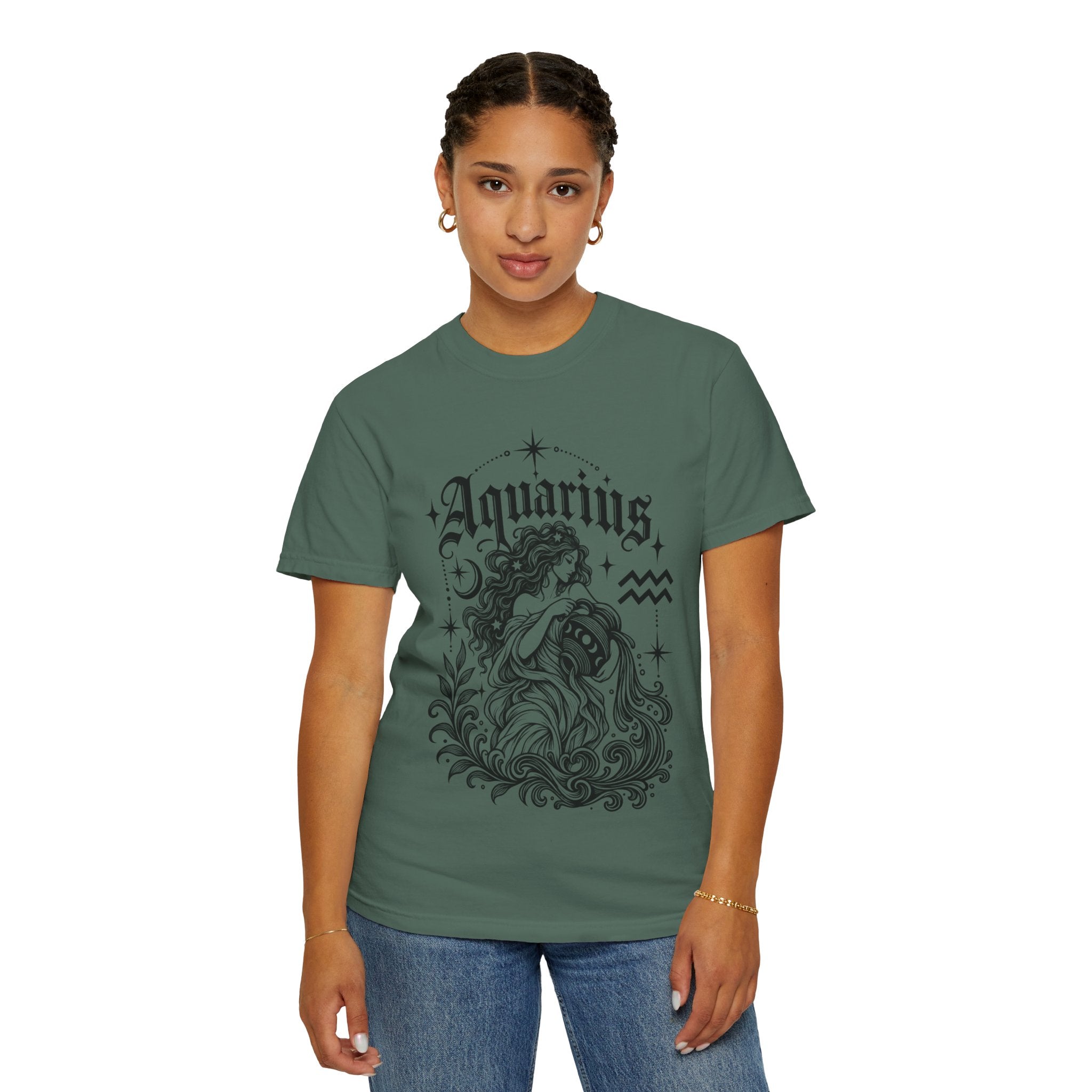 Aquarius Zodiac T-Shirt — Water Bearer Astrology Tee