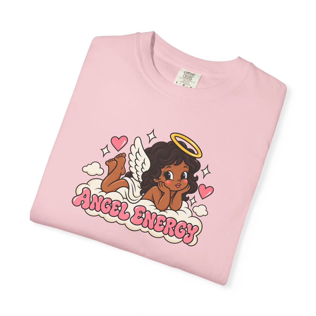 Angel Energy T-Shirt — Cute Retro Angel Graphic Tee