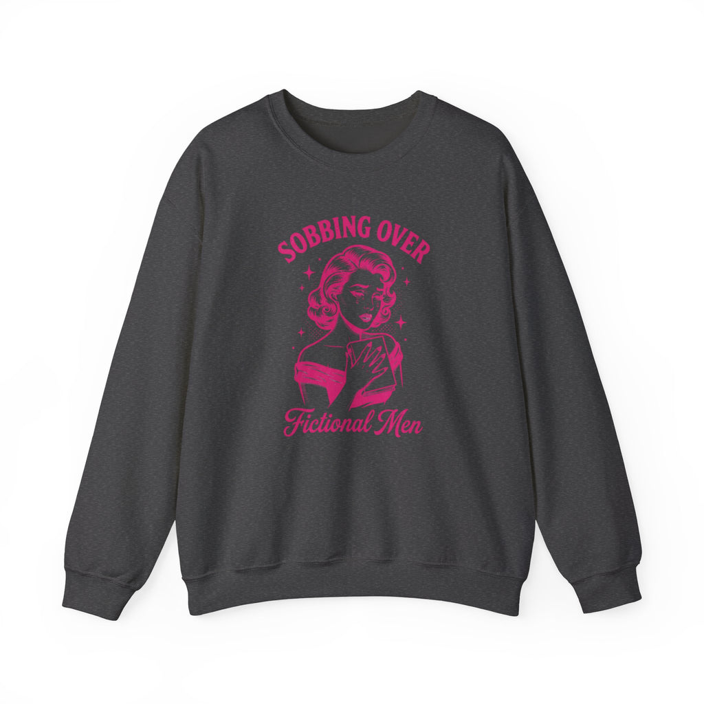 Sobbing Over Fictional Men Sweatshirt | BookTok Romance Club