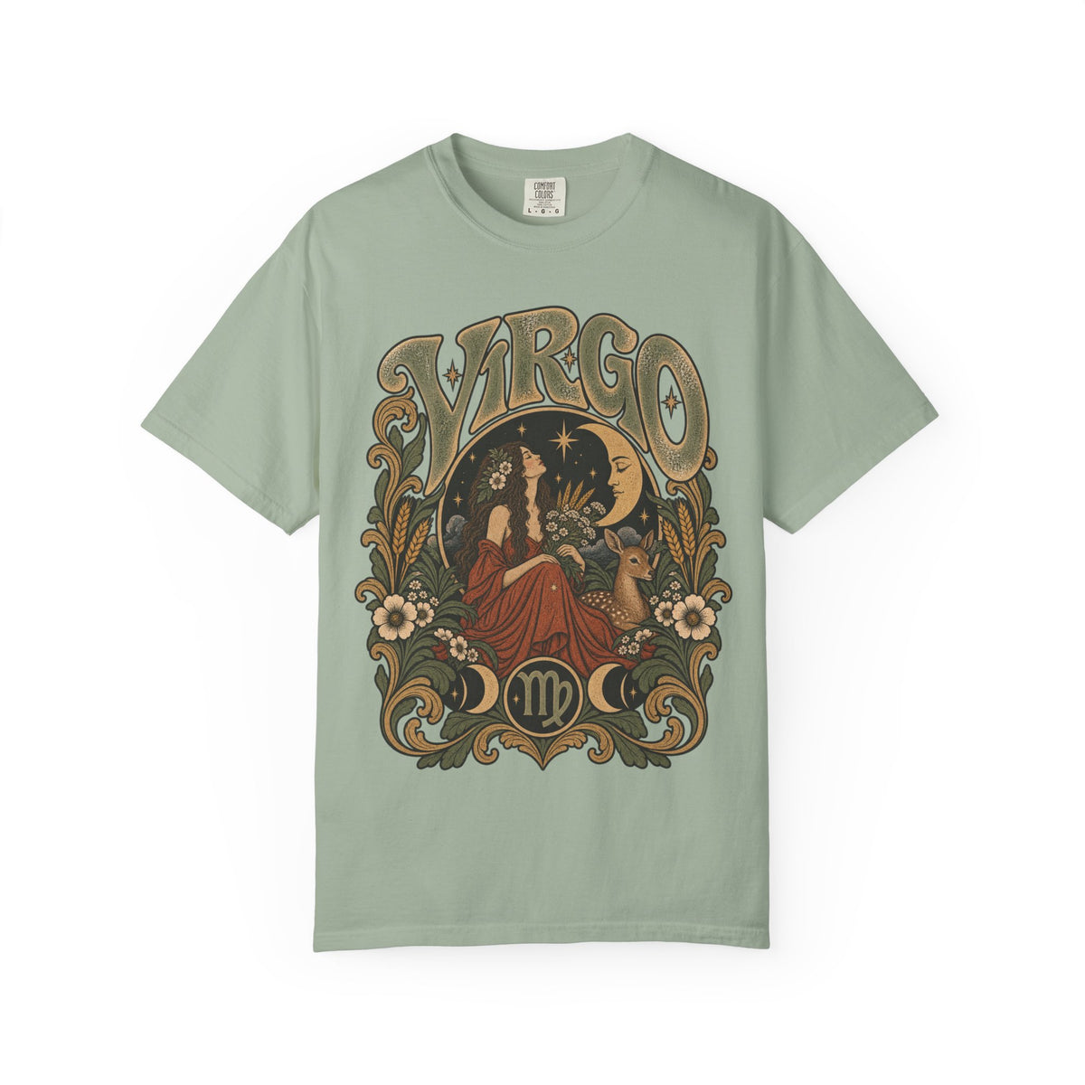 Virgo Zodiac T-Shirt — Vintage Astrology Graphic Tee